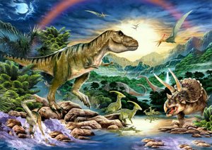 Dinosaur Times - 60 piece puzzle