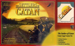 Settlers of Catan and Catan Logo Coasters Set:B&N Exclusive