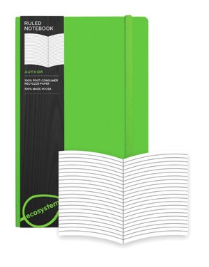 Ecosystem 100% Recycled Flexi Ruled Kiwi Journal (5.25''x8.25'')