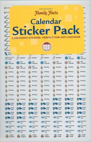 Family Facts Calendar Sticker Pack: 2,300 Event Stickers--Perfect for Any Calendar
