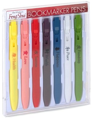 Feng Shui Quote Bookmark Pens Set/7