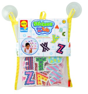 Alex Toys ABC Stickers for the Tub