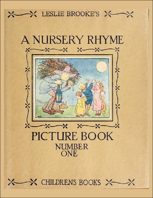 A NURSERY RHYME PICTURE BOOK WITH DRAWINGS IN COLOUR AND BLACK AND WHITE