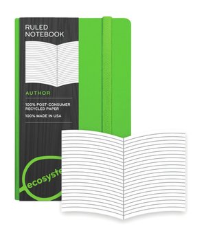 Ecosystem 100% Recycled Flexi Ruled Kiwi Journal (3.6''x5.6'')