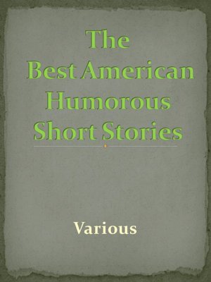 Best American Humorous Short Stories