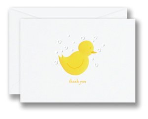 Duck Baby Animal Thank You Set of 10