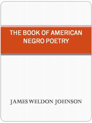 The Book of American Negro Poetry