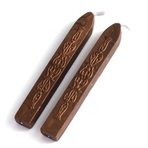 Chocolate Double Pack of Flexi Sealing Wax With Wick