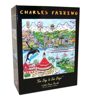 SAN DIEGO-SUN DAY IN SAN DIEGO FAZZINO 1000 Piece PUZZLE