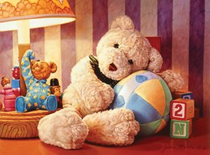 Cuddly Teddy Bear - 200 piece puzzle
