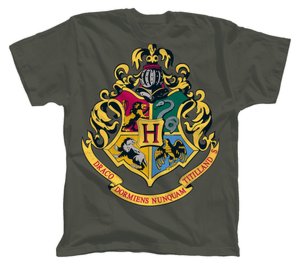 Harry Potter Hogwarts Crest T-Shirt - Boys (Size Medium)