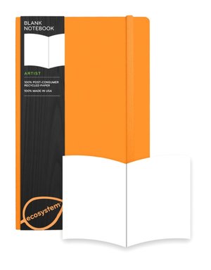 Ecosystem 100% Recycled Flexi Blank Clementine Journal (5.25''x8.25'')