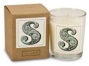S Monogram Votive