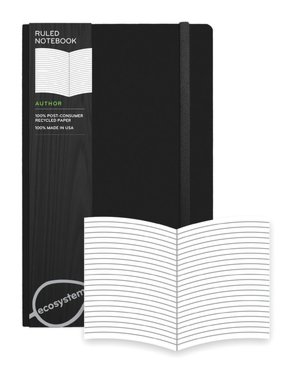 Ecosystem 100% Recycled Flexi Ruled Onyx Journal (5.25''x8.25'')