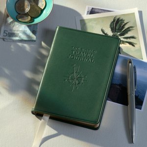 International Travel Journal (Green Leather)