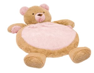 Pink Bear Baby Mat