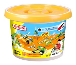 Erector Build and Play 150 Piece Parts Tub