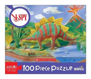 I Spy Stegosaurus 100 Pc Puzzle