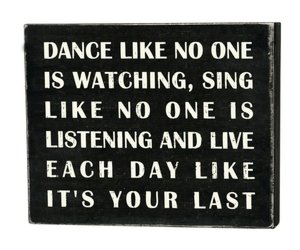 Dance Box Sign 5 x 4