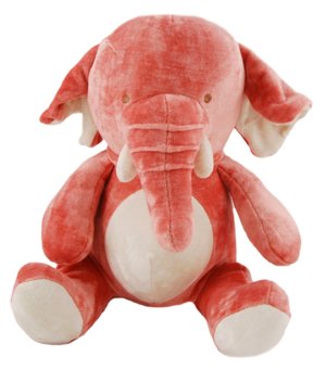 My Natural Bamboo Plush Elephant: Pink
