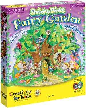 Shrinky Dinks Fairy Garden