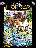 Wild Horses Stained Glass Coloring Book