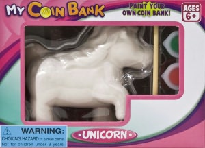 Unicorn (Paint Your Own Coin Bank)