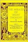 Miracle of Right Thought