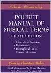 Schirmer Pronouncing Pocket Manual of Musical Terms