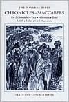 The Navarre Bible - Chronicles to Maccabees