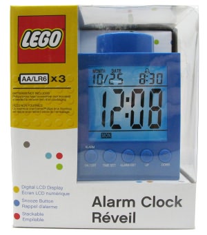 LEGO Alarm Clock 1x1 - Blue