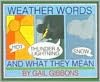 Weather Words and What They Mean