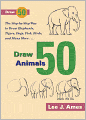 Draw 50 Animals (Turtleback School & Library Binding Edition)