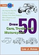 Draw 50 Cars, Trucks, And Motorcycles (Turtleback School & Library Binding Edition)
