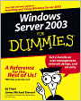 Windows Server 2003 For Dummies