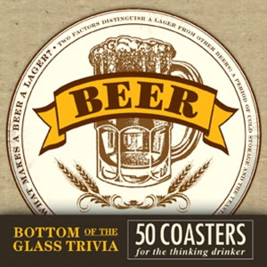 Bottom of the Glass Trivia Coasters - Beer