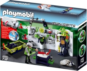Playmobil Robo-Gang Lab with Multifunctional Flashlight