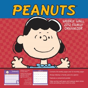 2012 Peanuts Weekly Wall Calendar