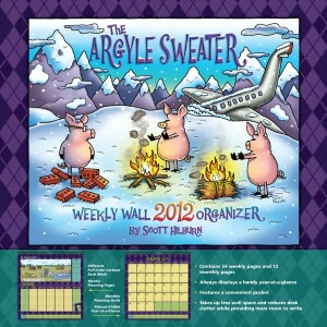 2012 Argyle Sweater, The Weekly Wall Calendar