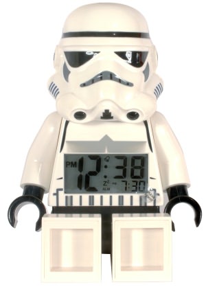 LEGO Star Wars Storm Trooper minifigure clock