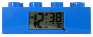 LEGO Brick Clock blue