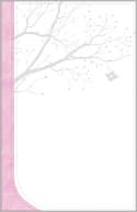 God Girl Bible Snow White/Pretty Pink, Tree Design Duravella
