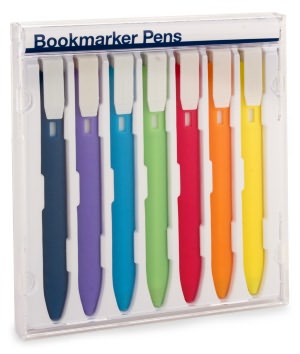 Brights Bookmarker Pens Set of 7
