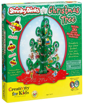 Shrinky Dinks Christmas Tree