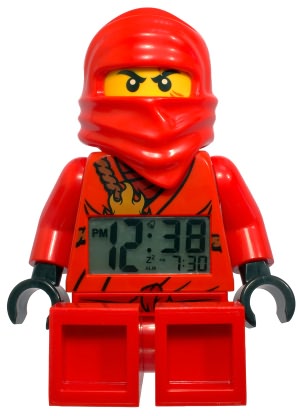 LEGO Ninjago Kai Minifigure Clock with Detachable Sword