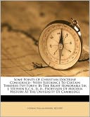 Some Points Of Christian Doctrine Considered