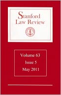 Stanford Law Review by Stanford Law Review: NOOK Book Cover