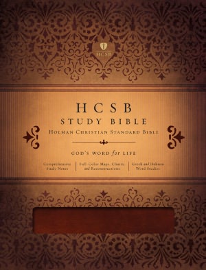 HCSB Study Bible (Mahogany Simulated Leather)
