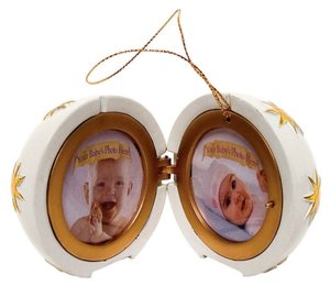 Musical Photo Frame Ornaments - White