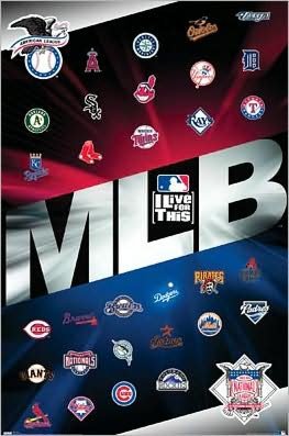 MLB logos - Poster